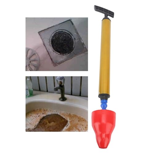GLOGLOW Toilettenabfluss Verstopfungskolben, Druckluft Rohrreinigerm Toiletten Luftkolben Multifunktionales Schneller Hochdruck Abflussreiniger für Waschbecken Bodenablauf Toiletten Rohrverstopfung