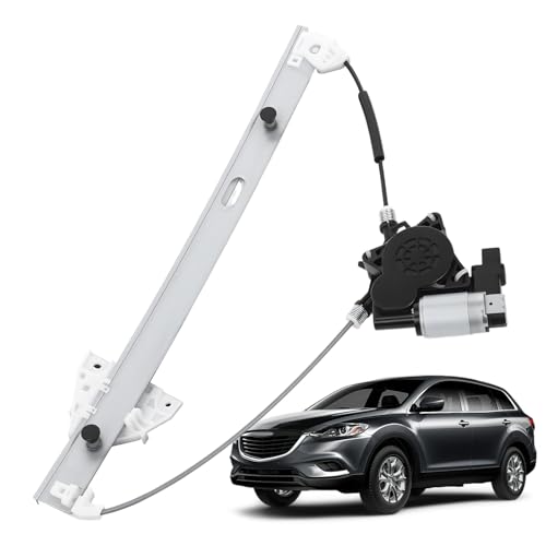 751-855 Front Left Driver Side Power Window Regulator and Motor Assembly Compatible with Mazda CX-9 2007 2008 2009 2010 2011 2012 2013 2014 2015