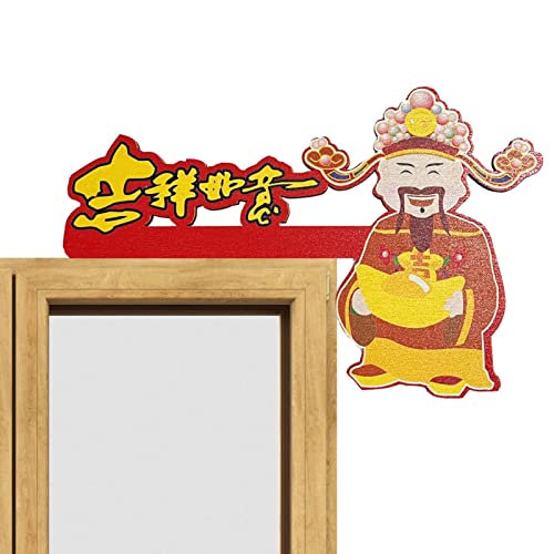 UINO Décoration de Cadre de Porte d'angle,Pendentif de Cadre de Porte éléments de Style Chinois | Décoration de Coin de Porte créative Décoration de Cadre de Porte de Maison intéressante Generic