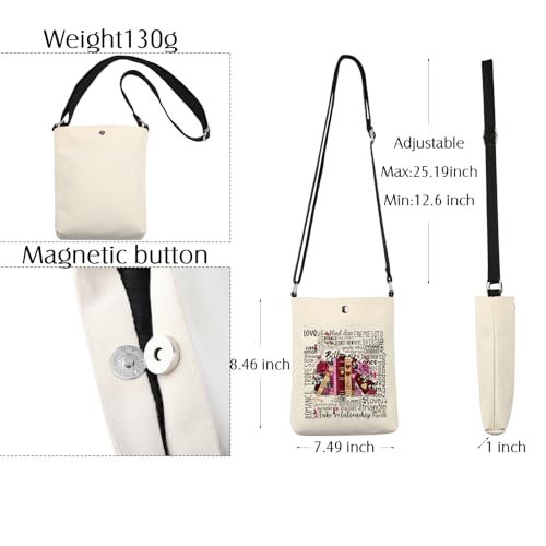 BNQL Dark Romance Book Crossbody Bag Dark Romance Gifts Romance Book Gifts Romance Reader Gifts Smut Bookish Gift Sling Bag2