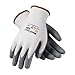 Protective Industrial Products Medium MaxiFoam By ATG 15 Gauge Abrasion Resistant Gray Foam Nitrile Palm And Fingertip Coated Work Gloves With White Seamless Knit Nylon Liner And Continuous Knit Cuff