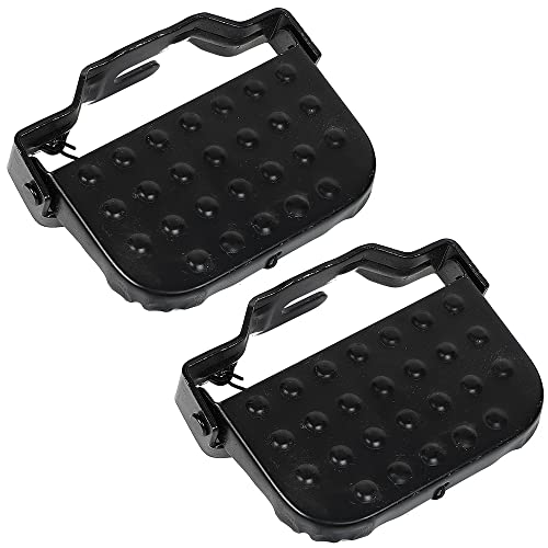 AllBright ハブステップ 自転車用 二人乗り 足置き 巻き込み防止 ディレイラーガード 変速機ガード 左右セット