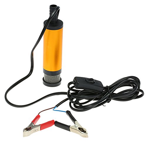 mewmewcat Bomba de água de óleo diesel para combustível 12V Bomba de transferência para caravana de