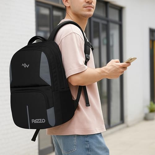 Image of Lunar's Luxur 40L Laptop Backpack with 1 Year Warranty | Foam Padded Water Resistant School bag | Laptop Bag 15.6 Inch | Travel College bag for boys | Office bag for man
