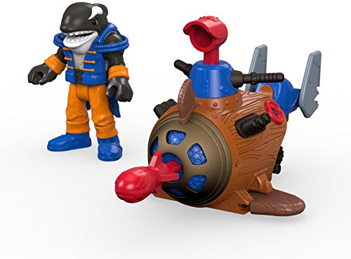 Fisher-Price Imaginext Shark Minisub #TOP6