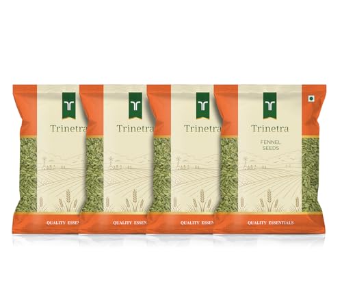 Image of Trinetra Saunf (Fennel Seeds) | Flavorful Spice & Mouth Freshener | 2 kg (4 x 500g)