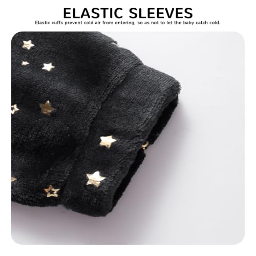 Image of Baby Girl Winter Fleece Coat Toddler Boy Jacket Infant With Hood Warm Outerwear