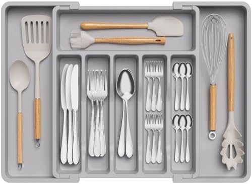 Lifewit Silverware Drawer Organizer