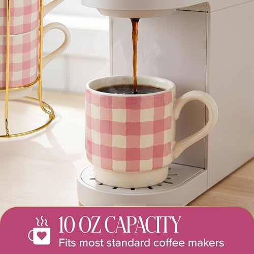 Set de 4 Mugs Paris Hilton con Rack Dorado miniatura 6