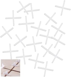 Pack of 2500 NUZAMAS Tile Spacers 1.5mm Slab Spacers Plastic Cross Shaped,for Accurate Tile Positioning DIY Paving Tiling Garden Slabs Wall Tiler