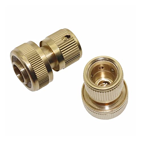 VBPBHFFNMW 3/4 'Jardín Jardín Pure Cobre Juntas impermeables Sistemas de agua Irrigación rápida Conector Coche Lavado de agua Pistola de agua Irrigación Conector de agua del jardín