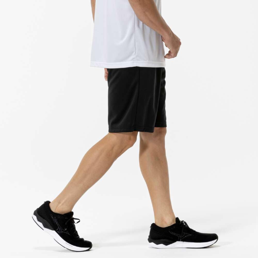 Тренировочная одежда Mizuno 32MDC190, Полуприлегающие трикотажные брюки Navi Dry, шорты, Впитывающие пот, Быстросохнущие, Защита от ультрафиолета UPF15, фото 4
