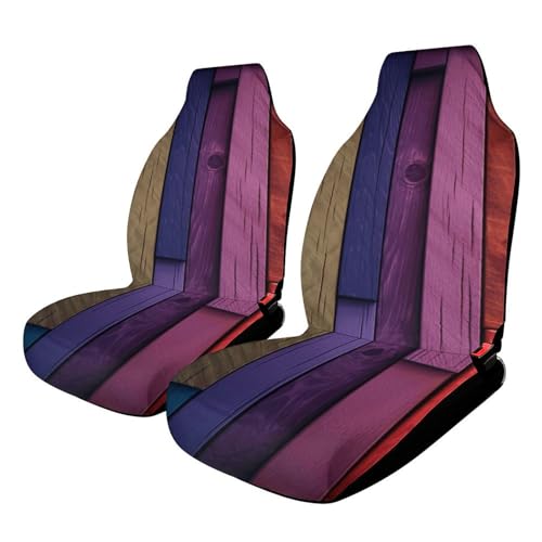 Housse de siege voiture universelle bois colore confortable pour auto