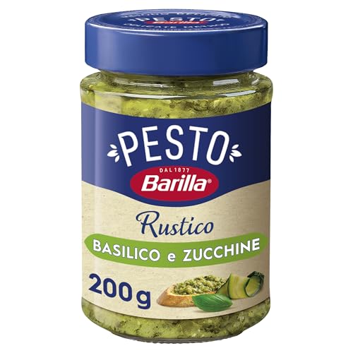 Barilla Pesto Rustico Albahaca y Calabacín, 200g