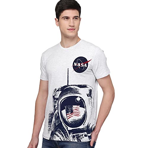 Image of Free Authority Mickey & Friends Printed Regular Fit Green Cotton Men's T-Shirt