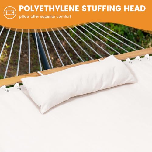 Image of Lazy Daze 12 FT Sunbrella Fabric Hammock, Non-Fading Double Outdoor Hammock