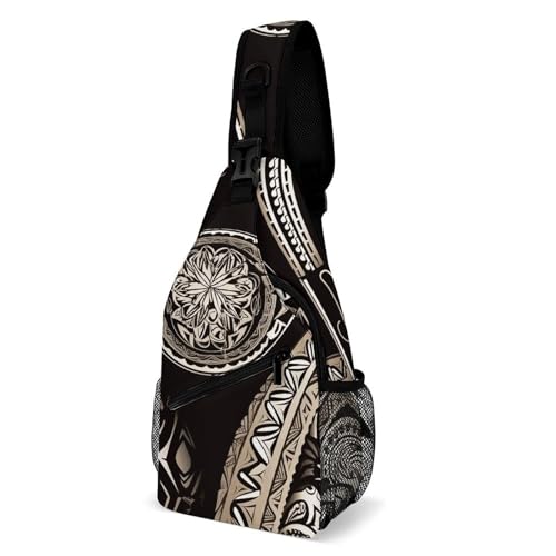 Sac de poitrine traditionnel décontracté avec bandoulière réglable pour voyage