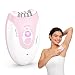 Epilator for Women, 2 Speeds Rechargeable Ladies Hair Removal Devices with Massage Pad & LED Light, Portable Hair Removal Device, Smooth Glide Epilator for Face, Arms, Legs, Armpit, Bikini