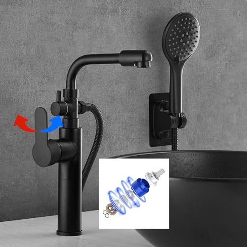 Mitigeur de douche et robinet noir pour rénovation salle de bain - 3