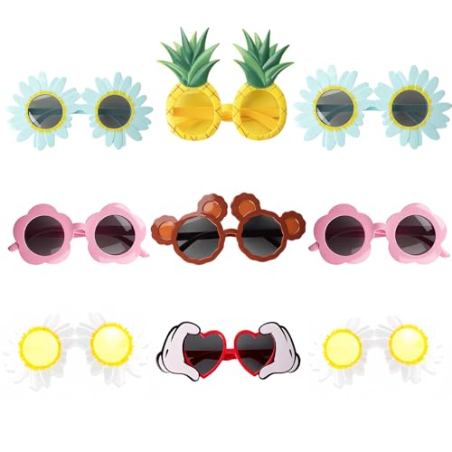 Lunettes drôles photobooth montures légères et confortables pour invités