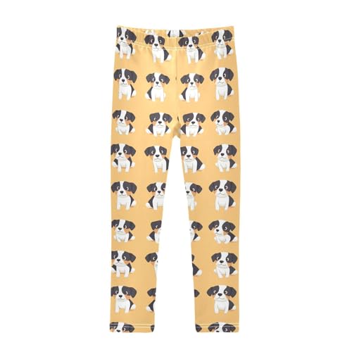 Dog Cute Animal Girls Casual Leggings for Kids Printed Long Pant Bottoms Stretch and Soft