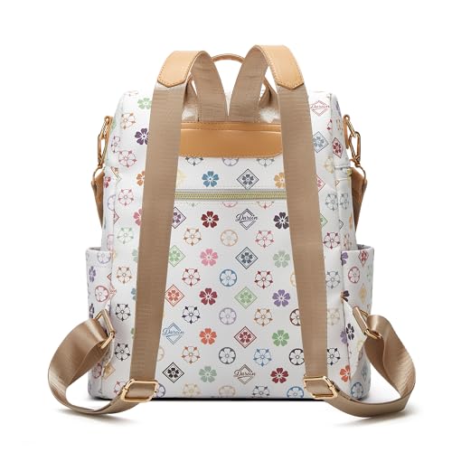 Darein Backpack Purse for Women Teacher Bag Womens Backpacks Leather Travel Backpack Fashion - Image 3