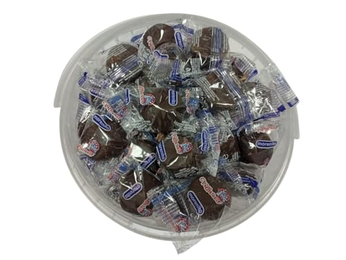 Deliex delicias de Extremadura Mantecados con Cacao, Morenitos o Blanquitos, Pastas Villaseco, Envueltos Individualmente, 1 kg o 1,5 kg (48, Morenitos Chocolate)
