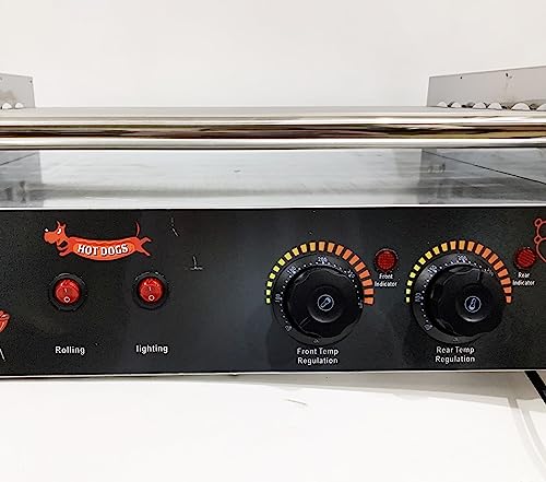 Hot Dog Roller Machine, 7 Non-Stick Rollers 18 Hot Dog Sausage Grill Cooker Machine #TOP4