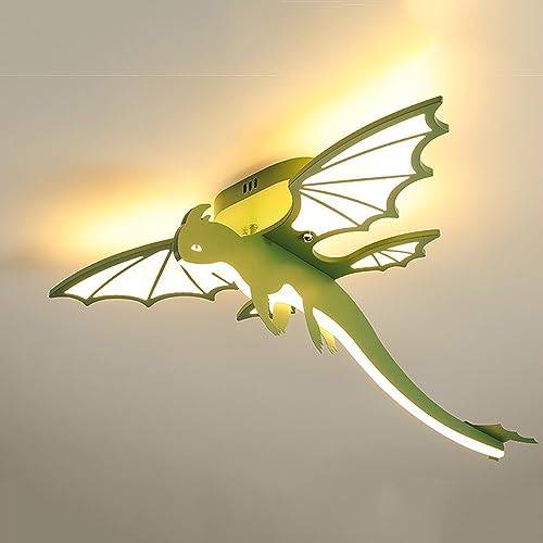 Plafonnier LED dinosaure télécommandé à intensité variable