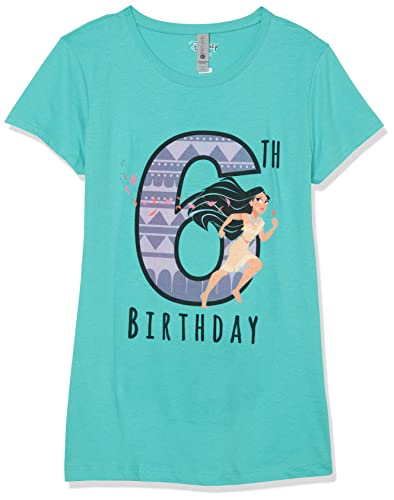 T-shirt Pocahontas 6 ans coton hypoallergénique manches courtes