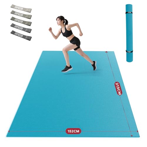 HAPBEAR GNTTCY}bg 8mm  唻 K}bg xPVC ~ h Ռz g[jO}bg z[W Ƒp  J[ (^[RCYu[, 213x152x0.8cm)