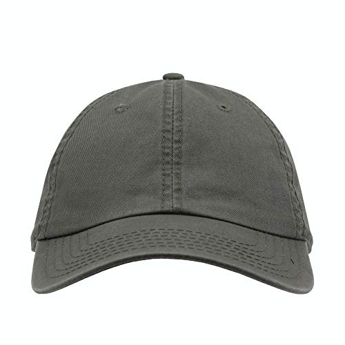 Image of Classic Washed Cotton Baseball Cap - Vintage Adjustable Dad Hat, Curved Bill for Men Women, Outdoor Everyday Wear