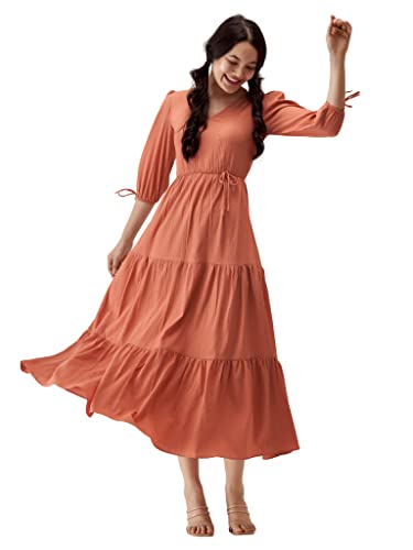 Image of AASK Women Fit and Flare Dress