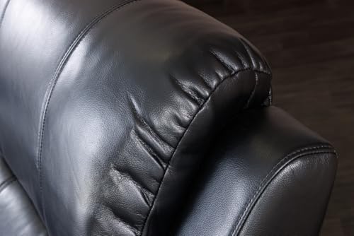 Riess Ambiente Exklusiver 3er Kinosessel Hollywood - schwarz - Kunstleder Polyester - Relaxsessel mit Cupholder Polsterung Fußstützen – Bild 7