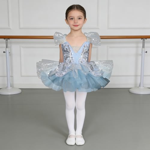 Robe de ballet danse fille avec finitions soignées pour spectacle - 3
