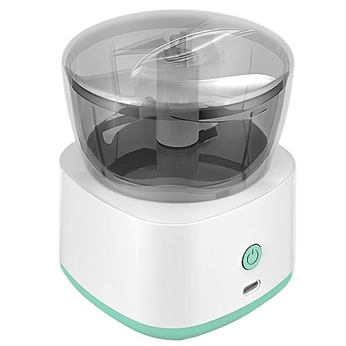 Chopper Küchenmaschine - Kabellose rutschfeste Küchenmaschinen, Edelstahl Küchenutensilien, Multifunktionaler elektrischer Essenszerkleinerer für Würfel, Hacken und Püree Bellv