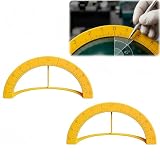 Quarter Scale Bowling Ball Layout Tool, Span Measurement & Grip Center Marking Gauge for Pro Shops