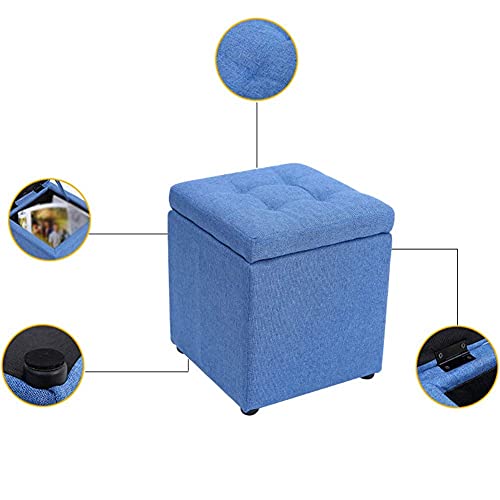 Pouf et repose-pieds noir en bois pour optimiser l'espace du salon
