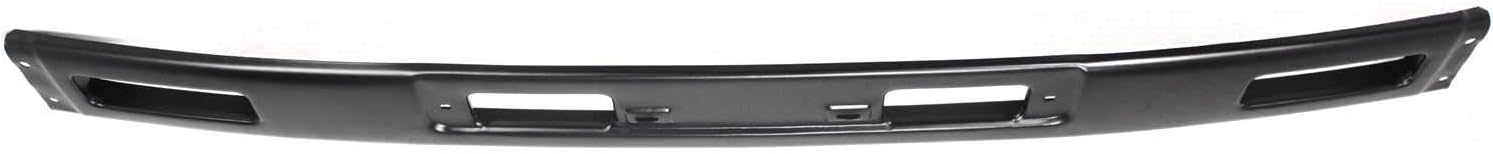 Evan Fischer Bumper for Toyota Pickup 4Runner 1984-1986 Front 4WD Painted Black Steel w/license plate provision Replaces # 5211189140 TO1002117