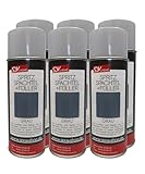 SDV Chemie Spritzspachtel & Füller Spray Grau 6x 400ml für Autolack Lackierer KFZ Auto
