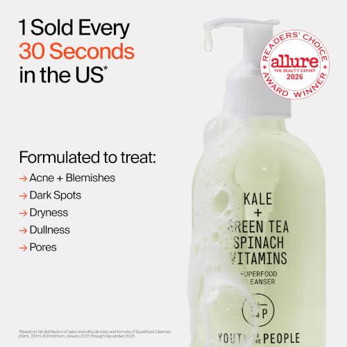 The Best Face Wash for Combination Skin with Acne: A Complete Guide for Women Over 50 12 Youth To The People Superfood Antioxidant Cleanser - Full Size (8 fl oz)