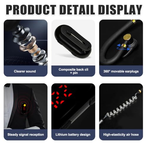 Mini walkie talkies de 3 piezas portátiles: pequeños talkies para hospital 5