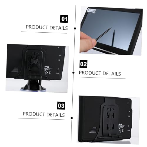 Generic 1Pc 7 Navegador Gps Para Carro Acessório Montado Em Veículo Blackl Caminhão Navegador Navega