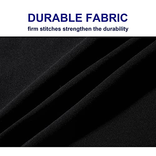 Weavric Unisex Bib Apron With No Pocket, Black, Washable, 32X28 Inch With Long Ties For Women Men Chef, Kitchen, Crafting, Drawing, Pack Of 2 #TOP2