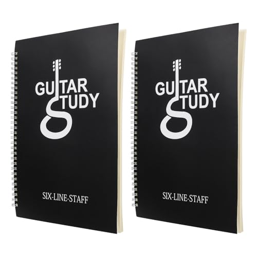 Cuaderno de tablatura de guitarra para principiantes que aprenden acordes esenciales
