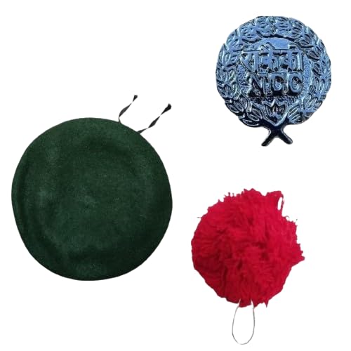 NCC Uniform Combo- (Cap+ Badge+ Pom-Pom)-image-17