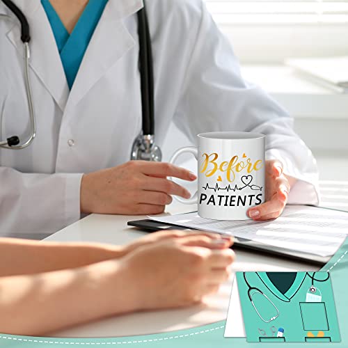 Nurse Gifts, Before Patients After Patients 11 Oz Coffee Mug And 15 Oz Stemless Wine Glass Set Gifts For Women, Rn, Doctor, Hygienist, Physician, Assistants, Unique Nurse Day Birthday Graduation Gifts #TOP5