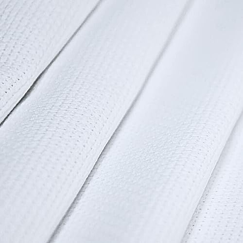 Aida-stoff Virginia Tex Kreuzstich Stickerei COUNT 14, Aida Stoff 100 cm x 150 cm Weiß 100% Baumwolle, hochwertiger Stoff zum Sticken und kreativen Handarbeiten (Weiß)