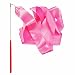 Shxstore Rhythmic Gymnastics Ribbon, Praise Dancing Streamers for Kids, Pink, 1 Set