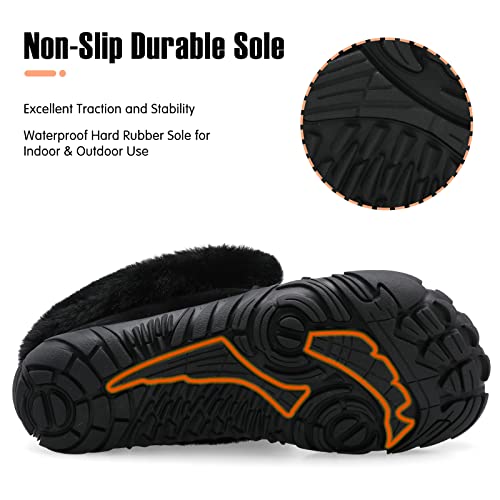 BARERUN Womens Moccasin Snow Boots Warm Winter Boots Ankle Boots for Women Outdoor Fur Lined Womens Shoes Slippers3